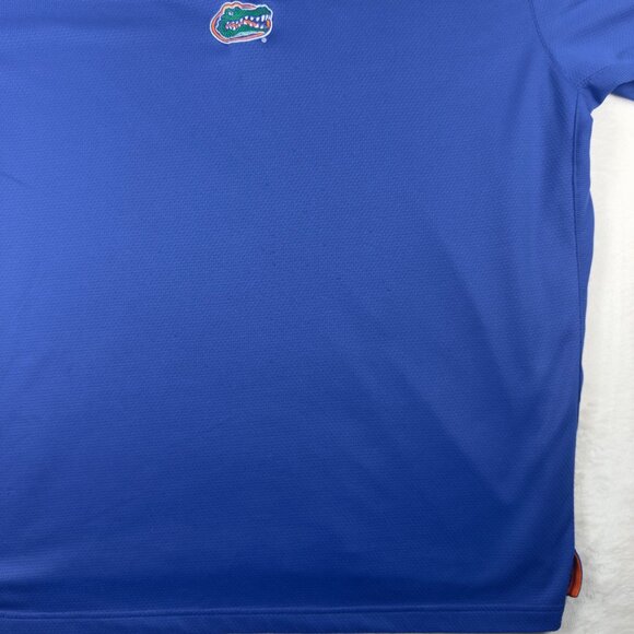 Nike Team Florida‎ Gators Polo Shirt Mens XXL Blue Embroidered Logo - Picture 4 of 10